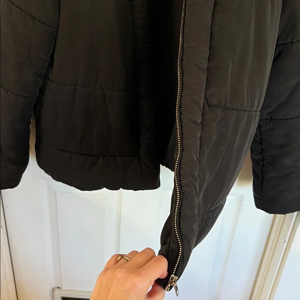 Unif Urban Outfitters Black Jacket Coat M - Picture 5 of 6